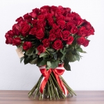 lusy roses bukréta - 100 ruží
